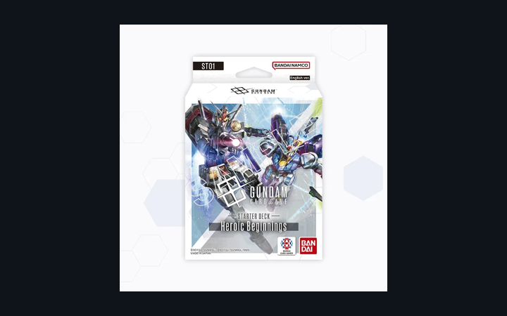 Gundam Card Game starter decks ST01 til ST09