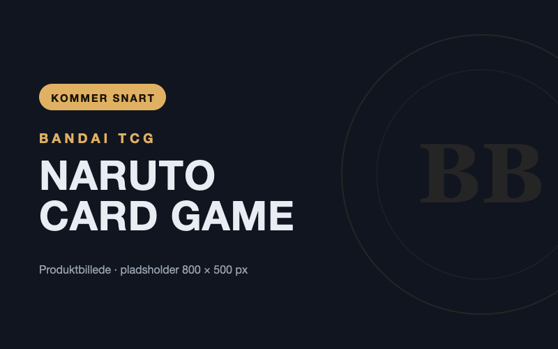Naruto Card Game — forudbestilling